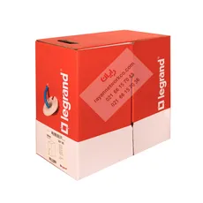 کابل شبکه لگراند  Cat6 UTP با روکش PVC ایرانی تست فلوک پرمننت