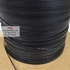 کابل دراپ 2 کور 2 مهار (FTTH ̣Drop  fiber cable - 2 core + 2wire  )
