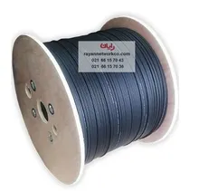 کابل دراپ 4 کور 3 مهار (FTTH ̣Drop  fiber cable - 4 core + 3wire  )