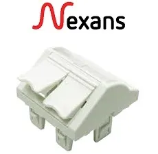 قاب پریز شبکه نگزنس ۴۵ درجه(فیس دو پورت) N423.540N 