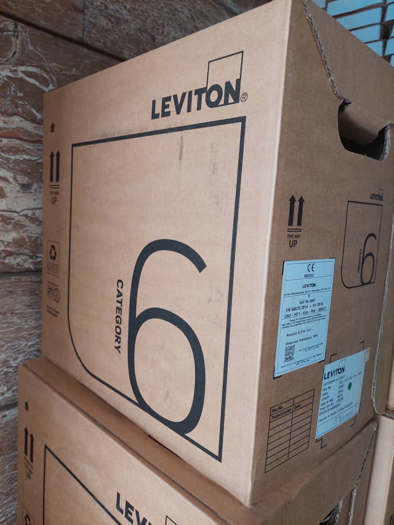 کابل شبکه برندرکس- لویتون Cat6 UTP  LSZH